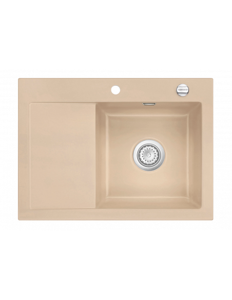 SYSTEMCERAM MERA 70F Flushmount Ceramic Kitchen sink 5558