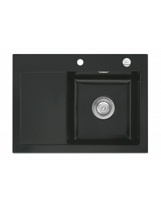 SYSTEMCERAM MERA 70F Flushmount Ceramic Kitchen sink 5558