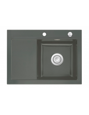 SYSTEMCERAM MERA 70F Flushmount Ceramic Kitchen sink 5558