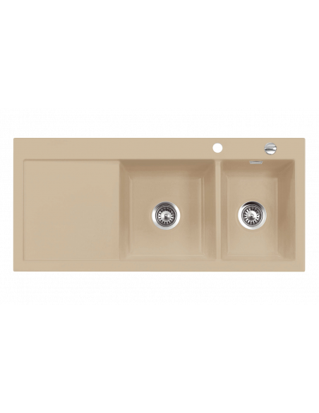 SYSTEMCERAM MERA DOUBLE Ceramic Kitchen sink 5078 5079
