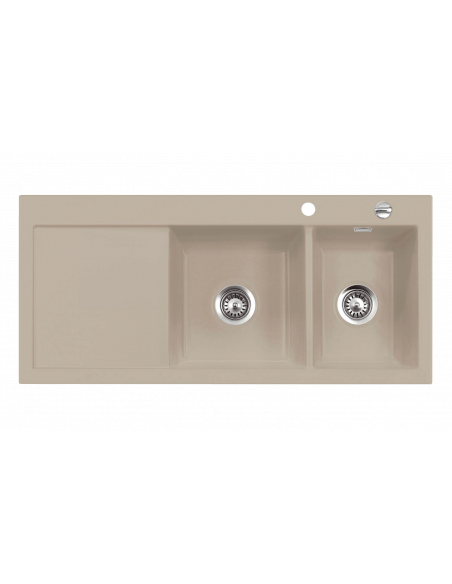 SYSTEMCERAM MERA DOUBLE Ceramic Kitchen sink 5078 5079
