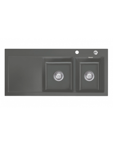 SYSTEMCERAM MERA DOUBLE Ceramic Kitchen sink 5078 5079