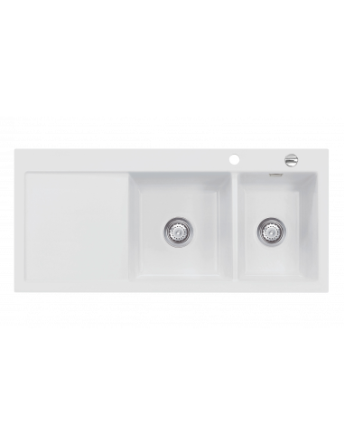 SYSTEMCERAM MERA DOUBLE Ceramic Kitchen sink 5078 5079