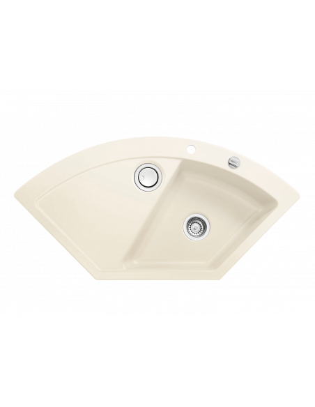 Systemceram Keradomo MERA ECK corner Ceramic kitchen sink 5051