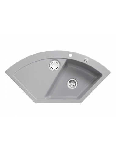 Keradomo MERA ECK corner Ceramic kitchen sink