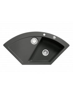 Systemceram Keradomo MERA ECK corner Ceramic kitchen sink 5051