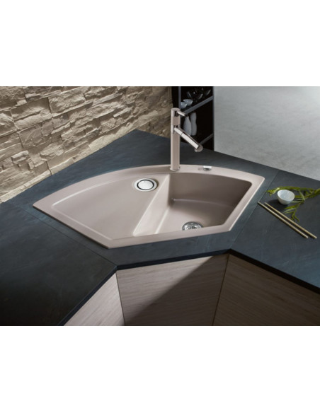 Systemceram Keradomo MERA ECK corner Ceramic kitchen sink 5051