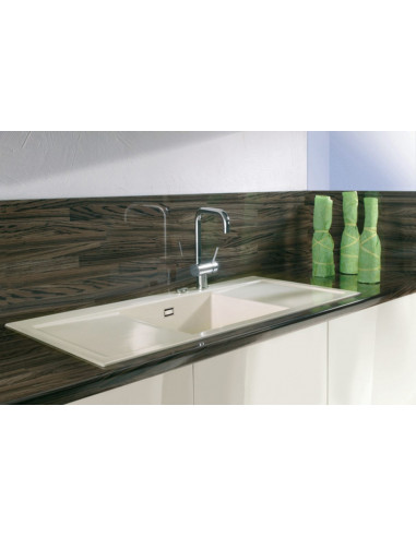 SYSTEMCERAM MERA MIDDLE ceramic Kitchen sink 5073