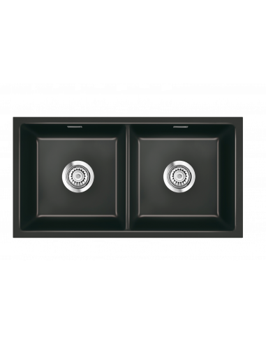 Systemceram MERA TWIN F Ceramic Kitchen Sink