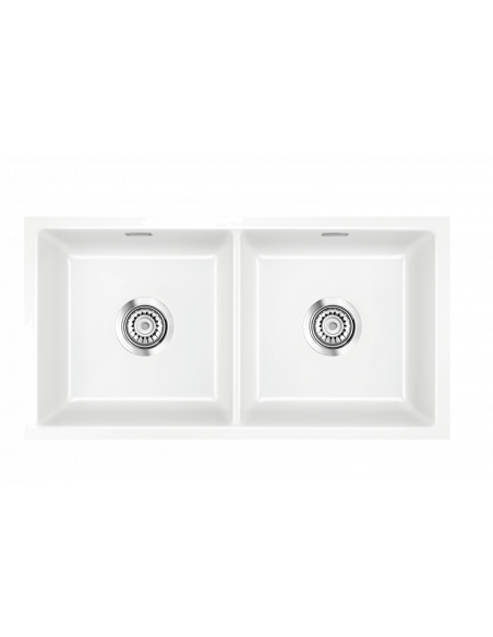 SYSTEMCERAM MERA TWIN F Flachmount  ceramic Kitchen sink 5562