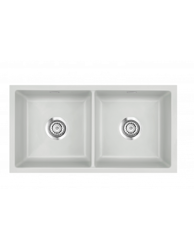 SYSTEMCERAM MERA TWIN F Flachmount  ceramic Kitchen sink 5562