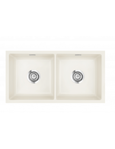 SYSTEMCERAM MERA TWIN U Under worktop sinks Ceramic Kitchen sink 5462 5362