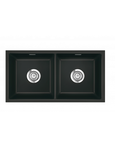 SYSTEMCERAM MERA TWIN U Under worktop sinks Ceramic Kitchen sink 5462 5362