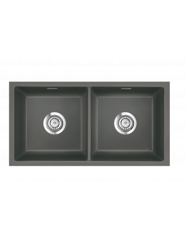 SYSTEMCERAM MERA TWIN U Under worktop sinks Ceramic Kitchen sink 5462 5362