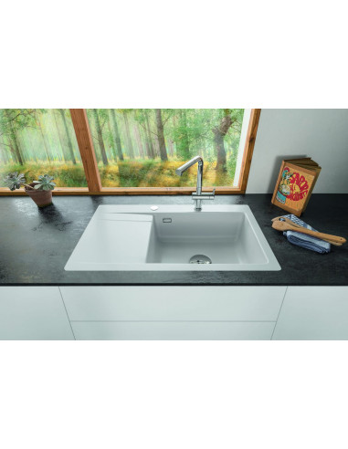 Systemceram MERA 57F Ceramic Flushmount Kitchen sink 5557