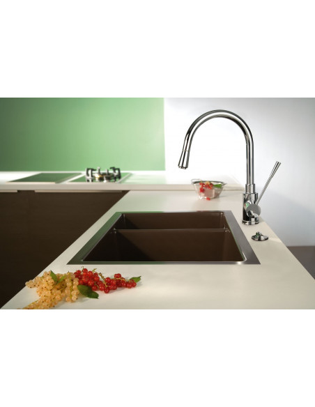 Systemceram MERA 60 F Ceramic Flushmount Kitchen sink 5598