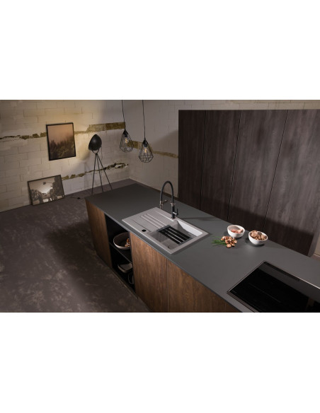 Systemceram KARA 85 Ceramic Kitchen Sink