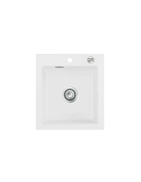 Systemceram MERA 46F Lavello da cucina a filo in ceramica