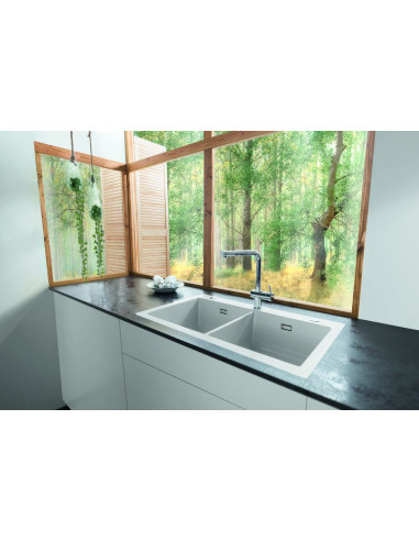 SYSTEMCERAM MERA TWIN F Flachmount  ceramic Kitchen sink 5562
