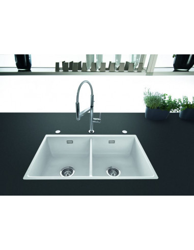SYSTEMCERAM MERA TWIN F Flachmount  ceramic Kitchen sink 5562