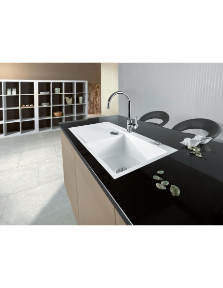 ceramic Fluchmount Kitchen sink Systemceram STEMA 90 F 5552