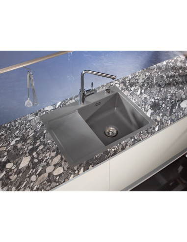 SYSTEMCERAM MERA 70F Flushmount Ceramic Kitchen sink 5558